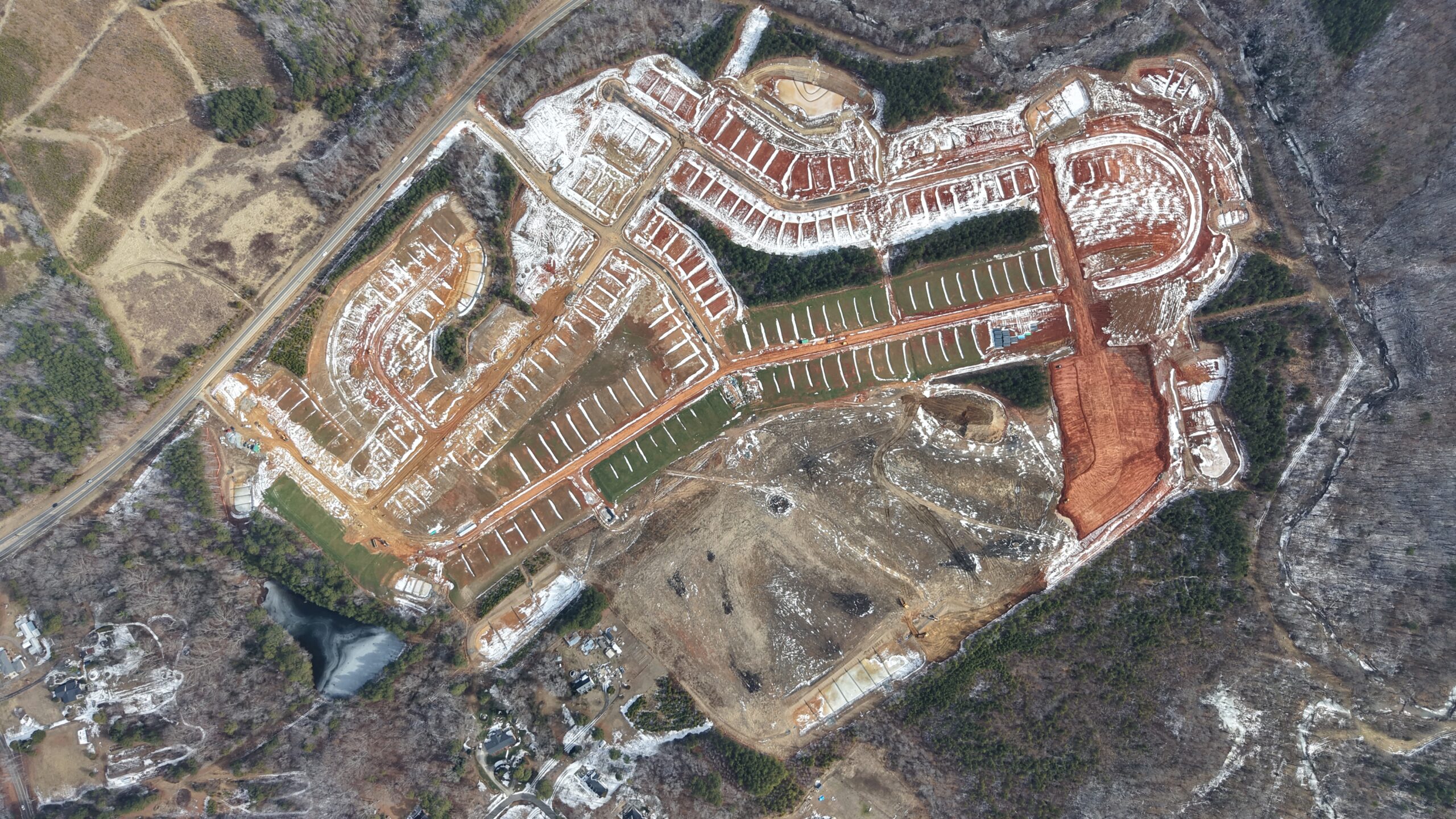 Aerial view of CapCon project