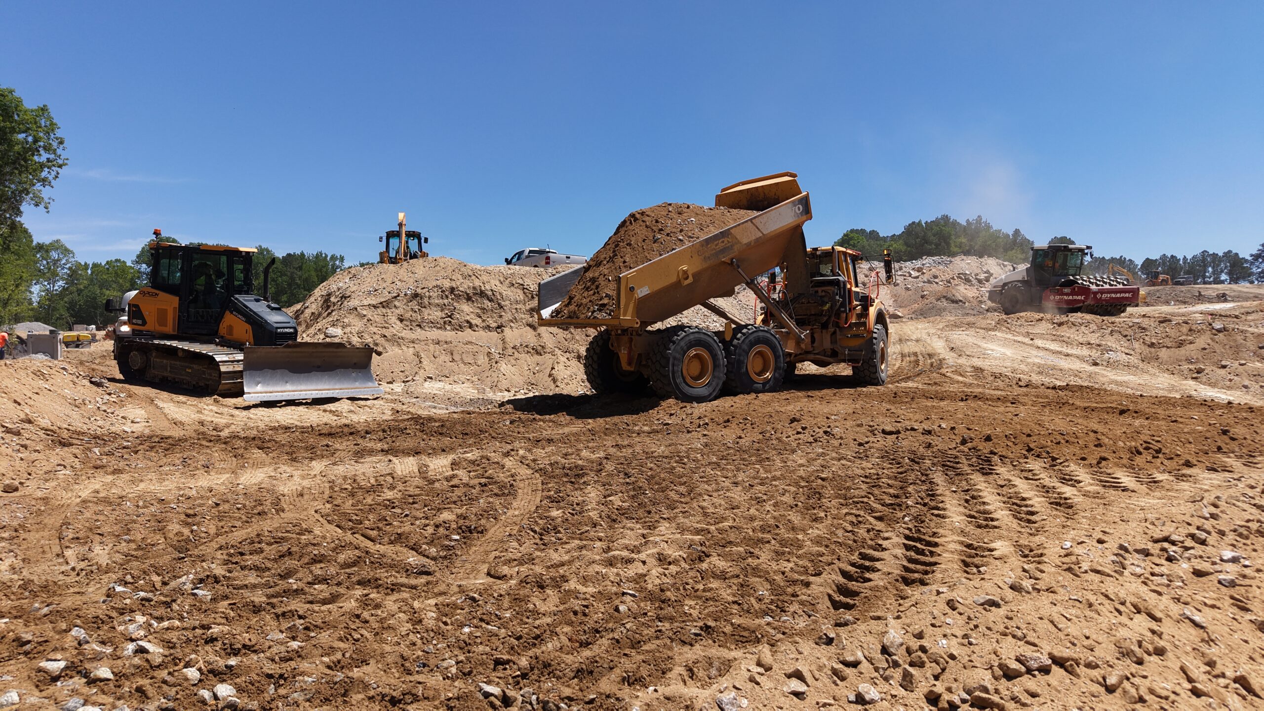 CapCon grading and sitework project