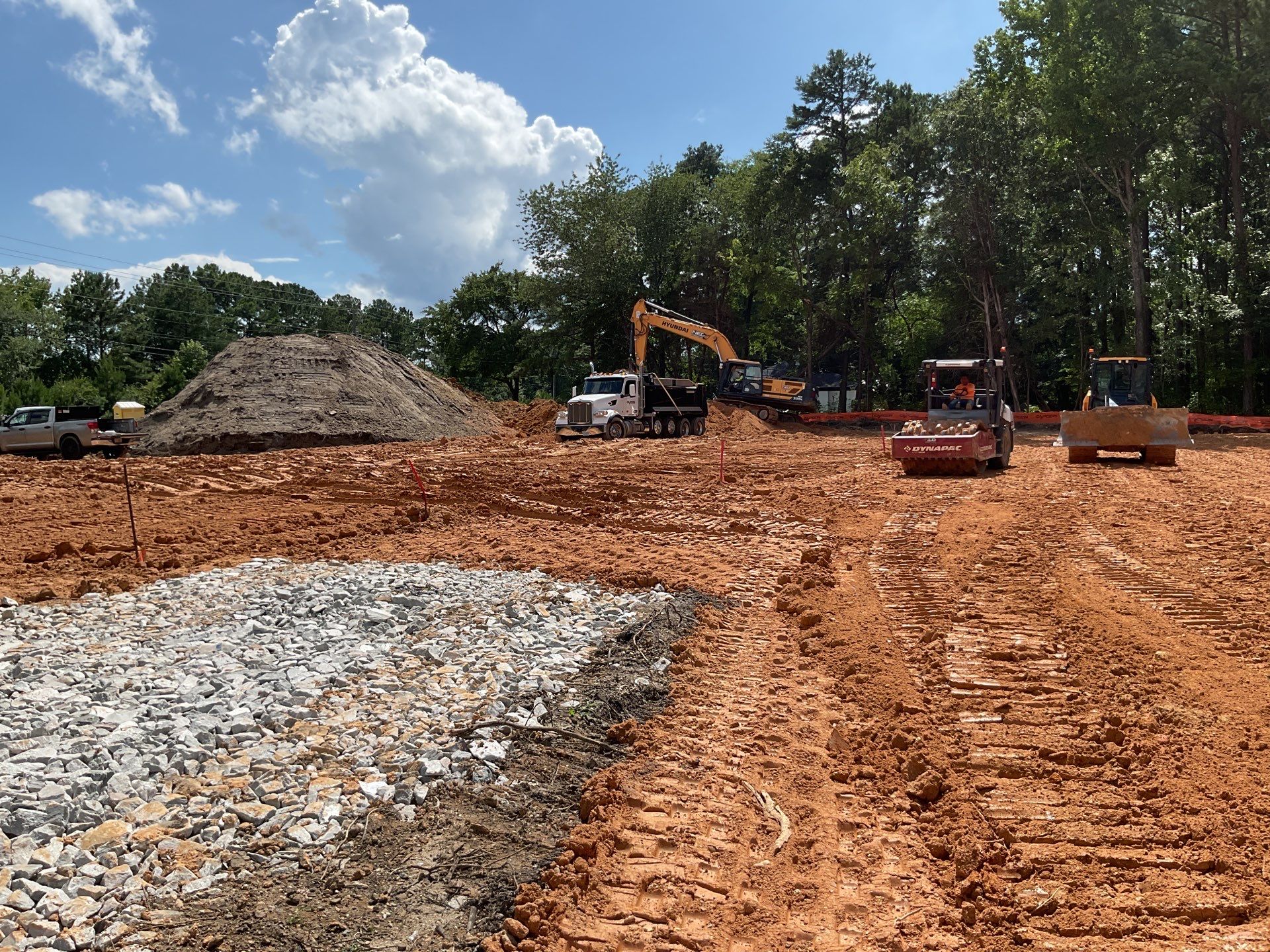 Site prepared after demolition