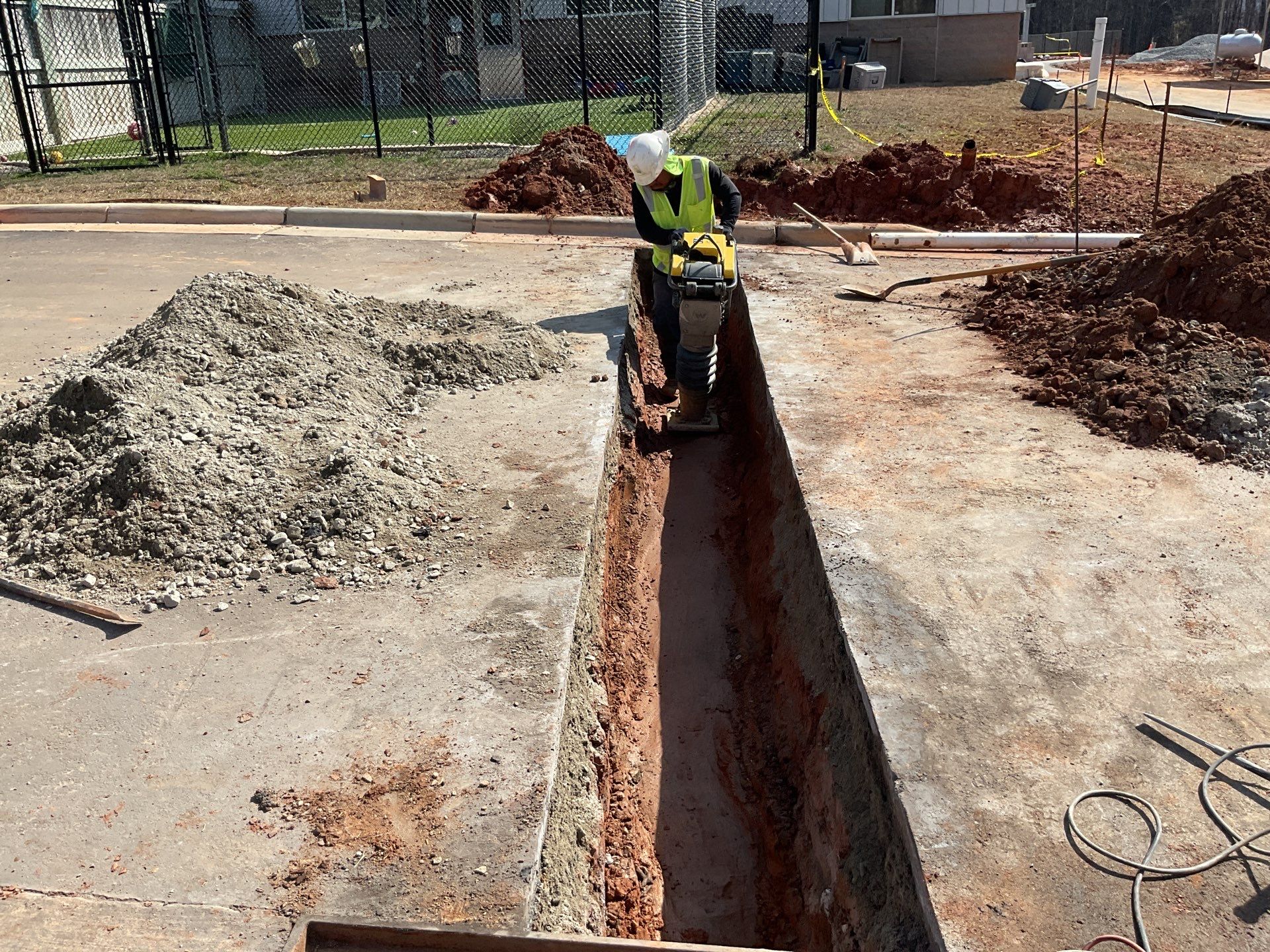 CapCon road repair manhole adjustment and asphalt patching work