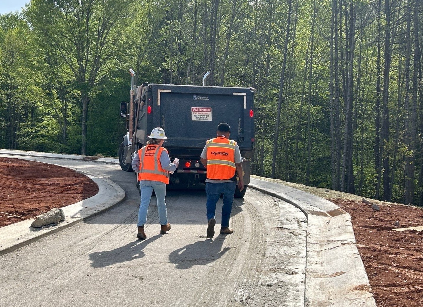 Construction superintendent on jobsite