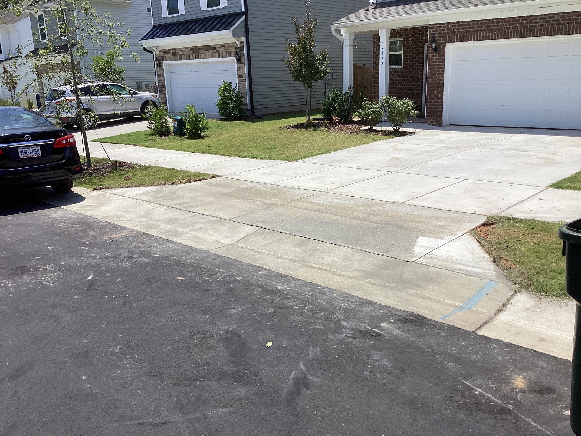 CapCon Concrete curb gutter and driveway work